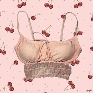 Gilly Hicks Frilly Pink Bralette New with tags